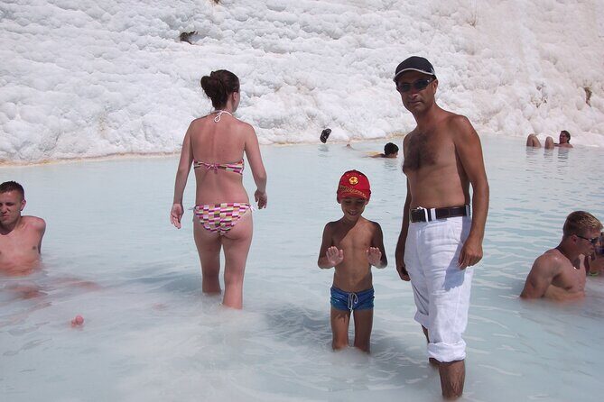 Daily Pamukkale and Hierapolis Tour from Kusadasi and Selcuk - Cleopatra Antique Pool: the must-do swim, plus the extra fee