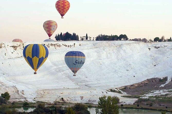 From Antalya Pamukkale Hot Air Balloon Flight with Lunch - A Sunrise Balloon Day Built Around Pamukkale’s White Cliffs
