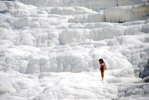 From Kusadasi: Daily Pamukkale - Hierapolis Tour - Hierapolis: ancient city stops that connect to the thermal story