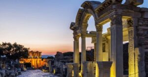 From Kusadasi: Ephesus and Pamukkale 2 Day Private Tour - Day 1 in Ephesus: amphitheater to Library of Celsus, with Christian pilgrimage context