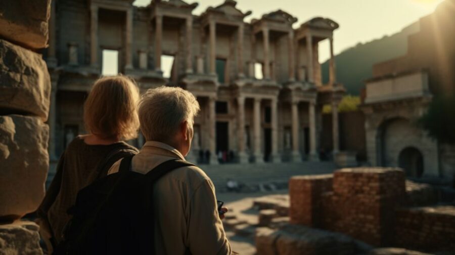 From Kusadasi/Izmir: Ephesus Private Tour with Less Walking - Grand Theatre, Hadrian’s Temple, and the energy of the stage