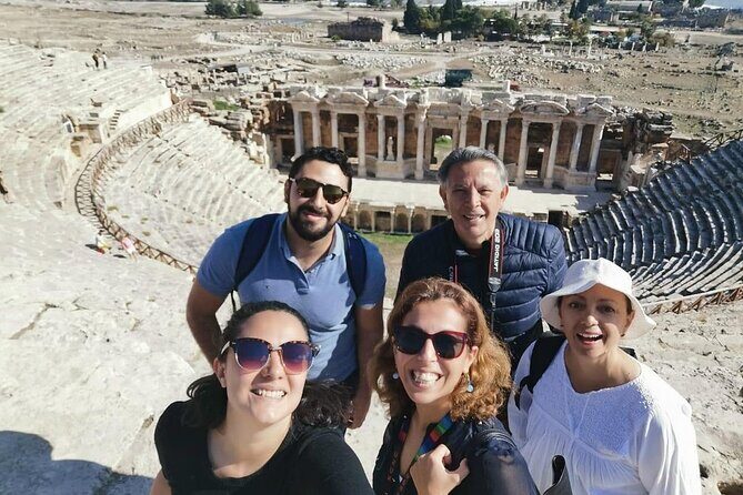 Full-day Private Pamukkale Tour from Kusadasi with Lunch - Photo time at the lake below Pamukkale