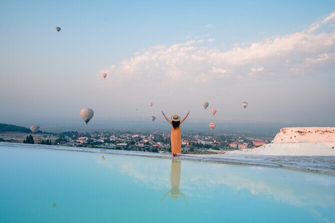 Full-day Private Pamukkale Tour from Kusadasi with Lunch - Pamukkale thermal pools and the textile showroom break