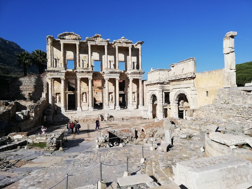 Kusadasi: Ephesus and Artemis Skip-the-line Small Group Tour - The Ephesus core: marble streets, Baths of Scholastica, and the Library of Celsus