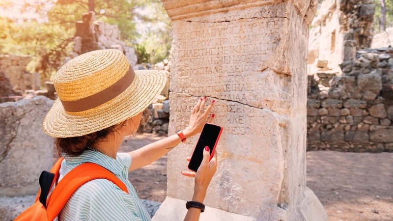 Kusadasi: Ephesus & House of Mary Small Group Tour w/Lunch - Ephesus first view: how the day gets moving