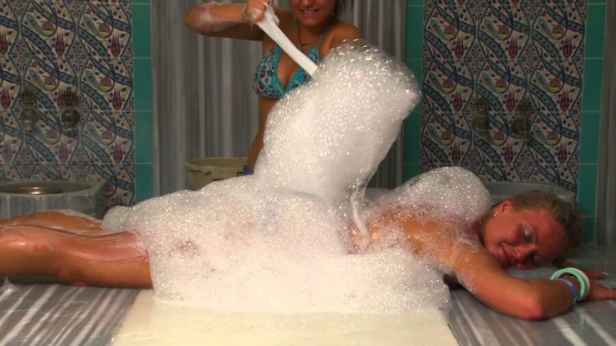 Kusadasi Turkish Bath - Foam massage, full-body work, and the hair wash finish