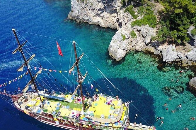 National Park Boat Trip with Lunch from Kusadasi / Selcuk - Boat comfort and the crew: big-deck relaxation (with some crowd tradeoffs)