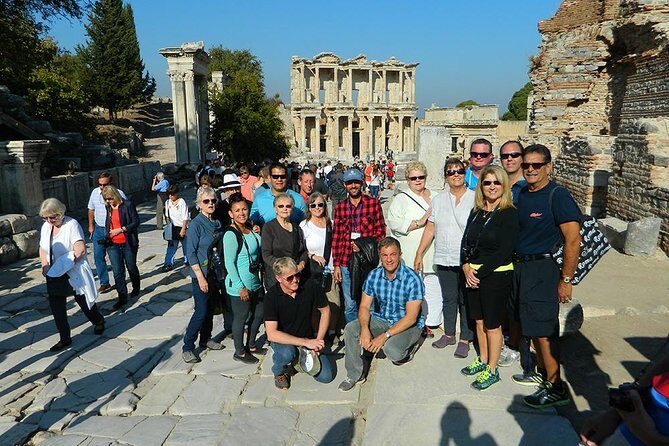 SKIP THE LINE : Private Ephesus Shore Tour in Kusadasi Turkiye - Ancient City of Ephesus: the downhill walk and the key landmarks