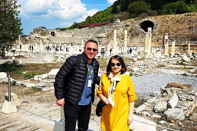 SKIP THE LINE: Private EPHESUS TOUR for CRUISERS English/Spanish - Temple of Artemis: 127 columns and the ancient bank claim